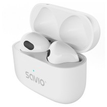 Wireless Headphones Savio TWS-01PRO White