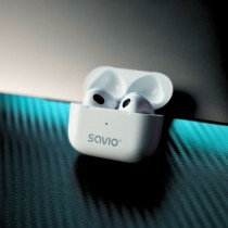 Wireless Headphones Savio TWS-01PRO White