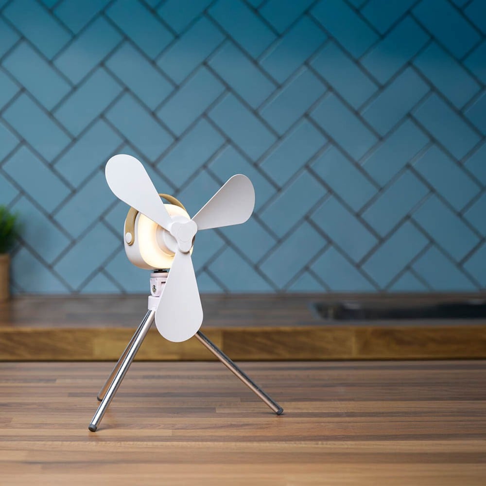 Table Fan Lifetime White 28 x 28 x 34 cm