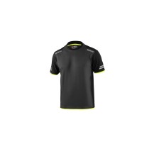 Herren Kurzarm-T-Shirt Sparco Grau L
