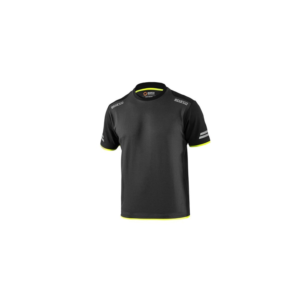 Herren Kurzarm-T-Shirt Sparco Grau L