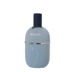 Vase Alexandra House Living Bleu Céramique 14 x 14 x 27 cm