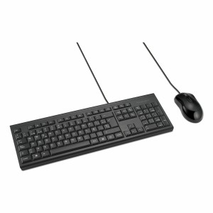 Tastatur mit Maus Kensington K75452ES Schwarz Qwerty Spanisch