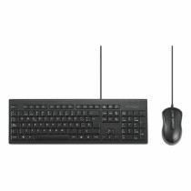 Tastatur mit Maus Kensington K75452ES Schwarz Qwerty Spanisch