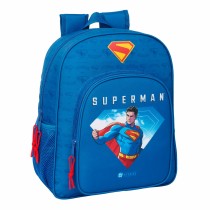 School Bag Superman Blue 32 x 38 x 12 cm