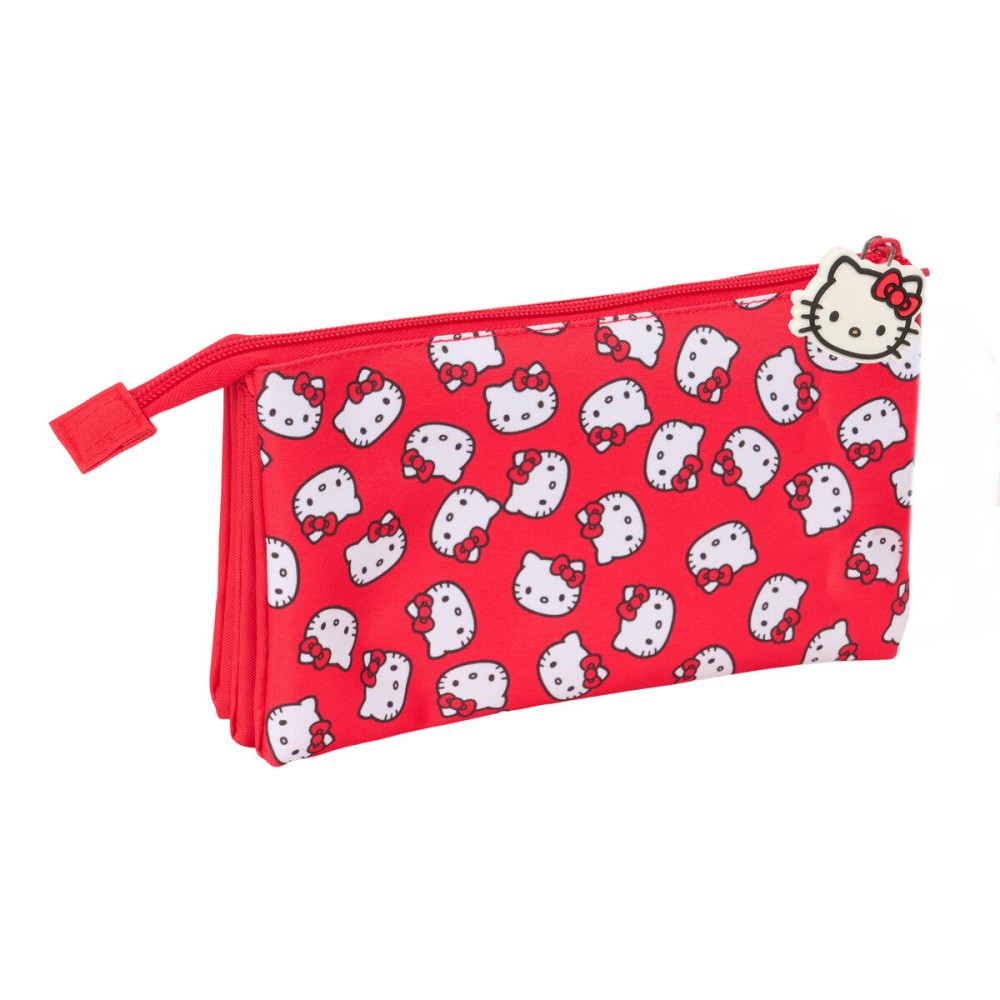 Fourre-tout Hello Kitty Iconic Blanc Rouge 22 x 12 x 3 cm
