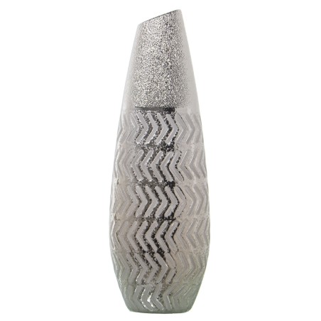 Vase Alexandra House Living Argenté Céramique 10 x 16 x 45 cm