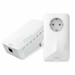Adaptateur PLC STRONG POWERL1000WFDUOEUV2 Blanc (2 Unités)