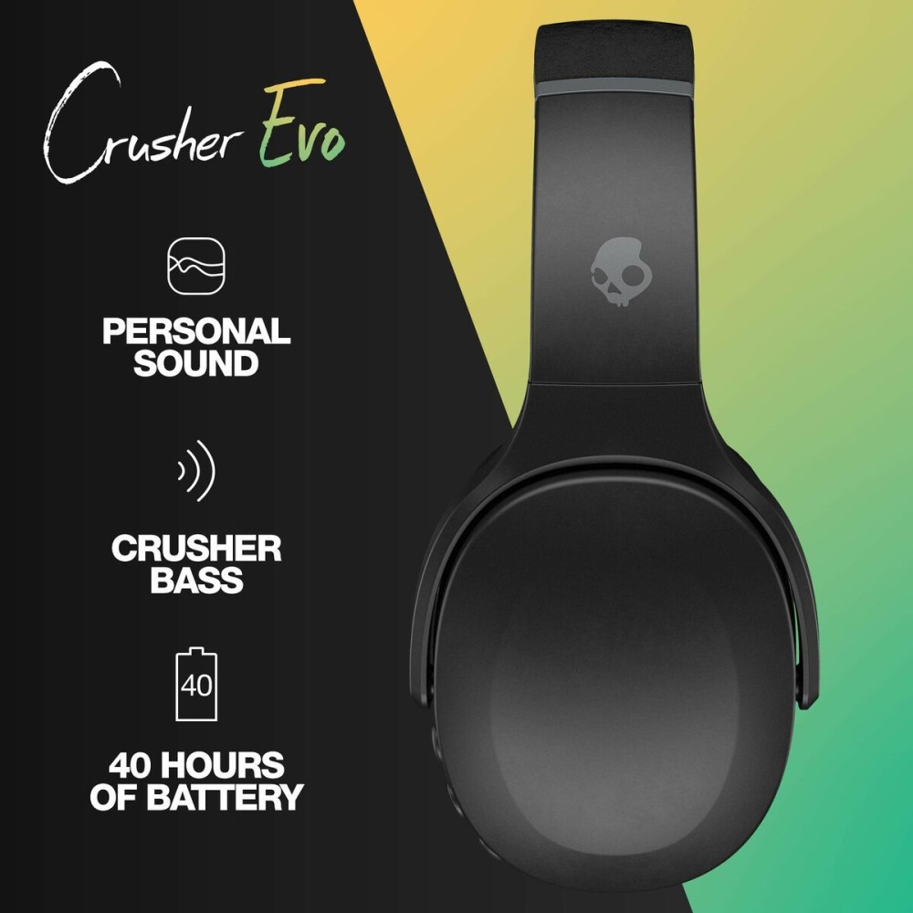 Bluetooth Headset with Microphone Skullcandy S6EVW-N740 Black
