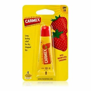 Moisturising Lip Balm Carmex Carmex Strawberry Yellow Red