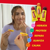 Moisturising Lip Balm Carmex Triplo Transparent Spf 15 Strawberry Pineapple Cherry 3 Pieces (3 Units)