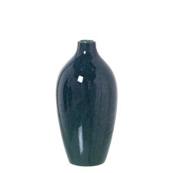 Vase Alexandra House Living Dark green Ceramic 11 x 11 x 20 cm