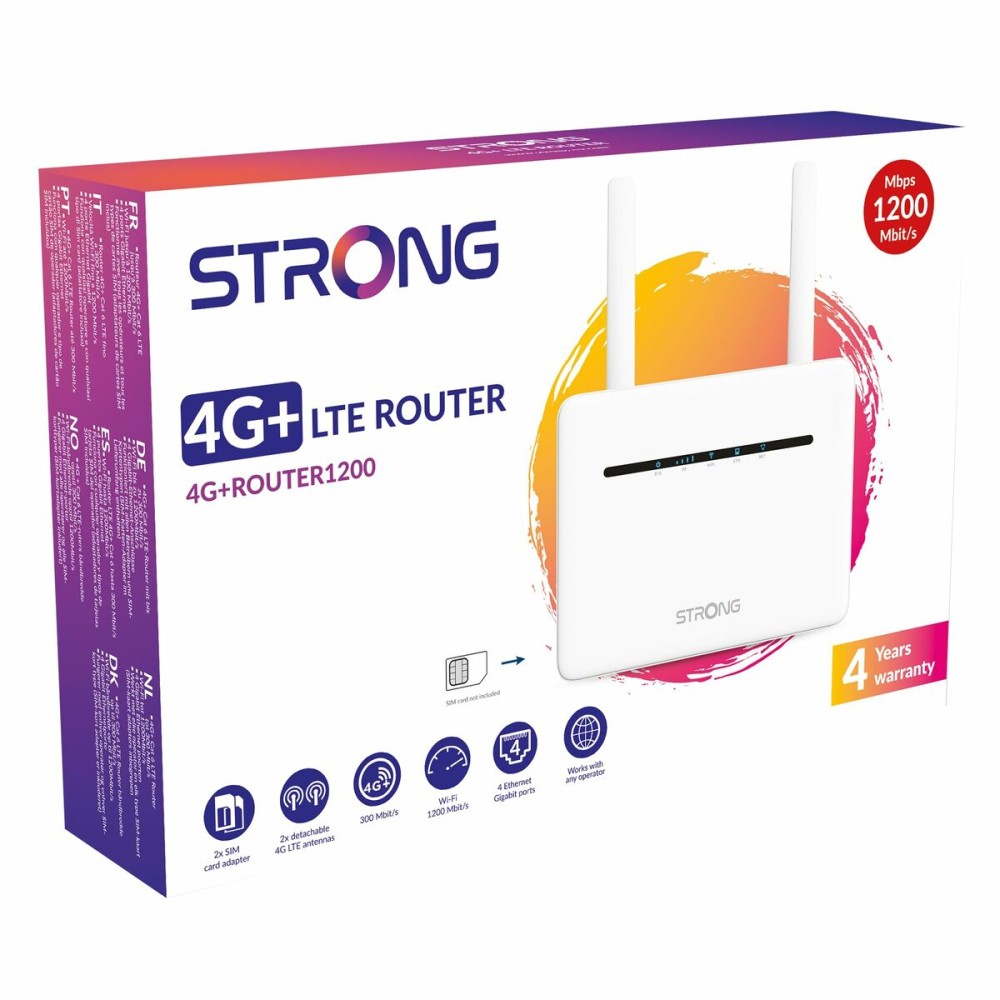 Router STRONG 4G+ROUTER1200 Weiß