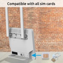 Router STRONG 4G+ROUTER1200 Blanc