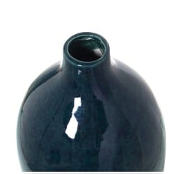 Vase Alexandra House Living Dark green Ceramic 11 x 11 x 20 cm