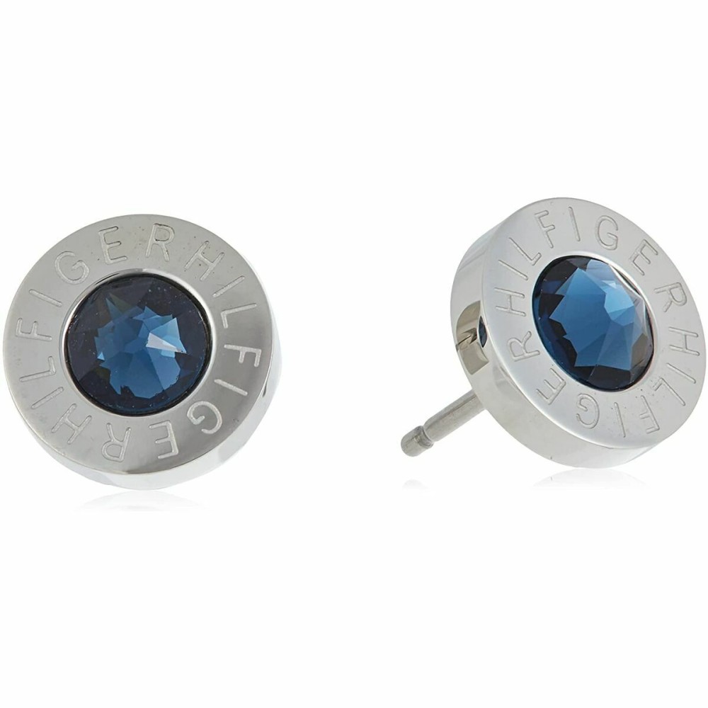 Boucles d´oreilles Femme Tommy Hilfiger 2700260 Acier inoxydable 1,5 cm Bleu Argenté