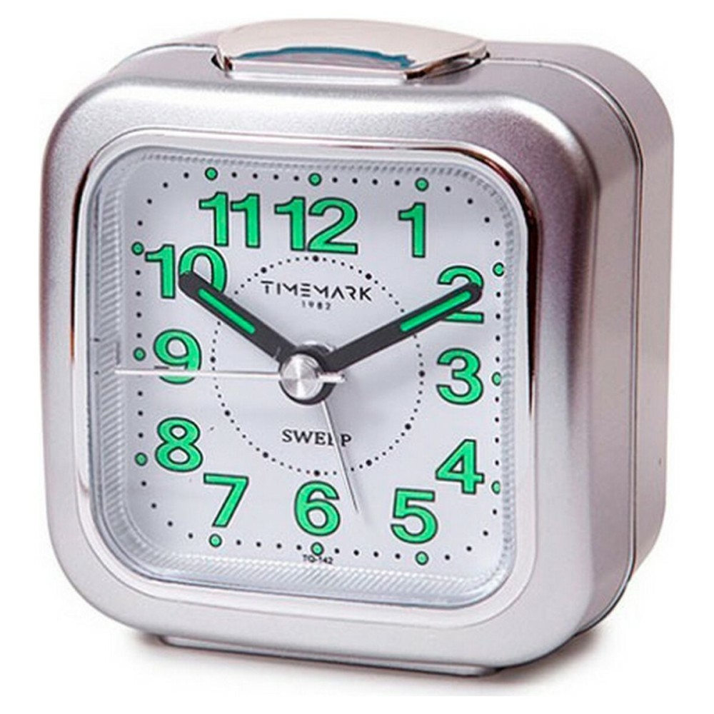 Analoger Wecker Timemark Silberfarben (7.5 x 8 x 4.5 cm)