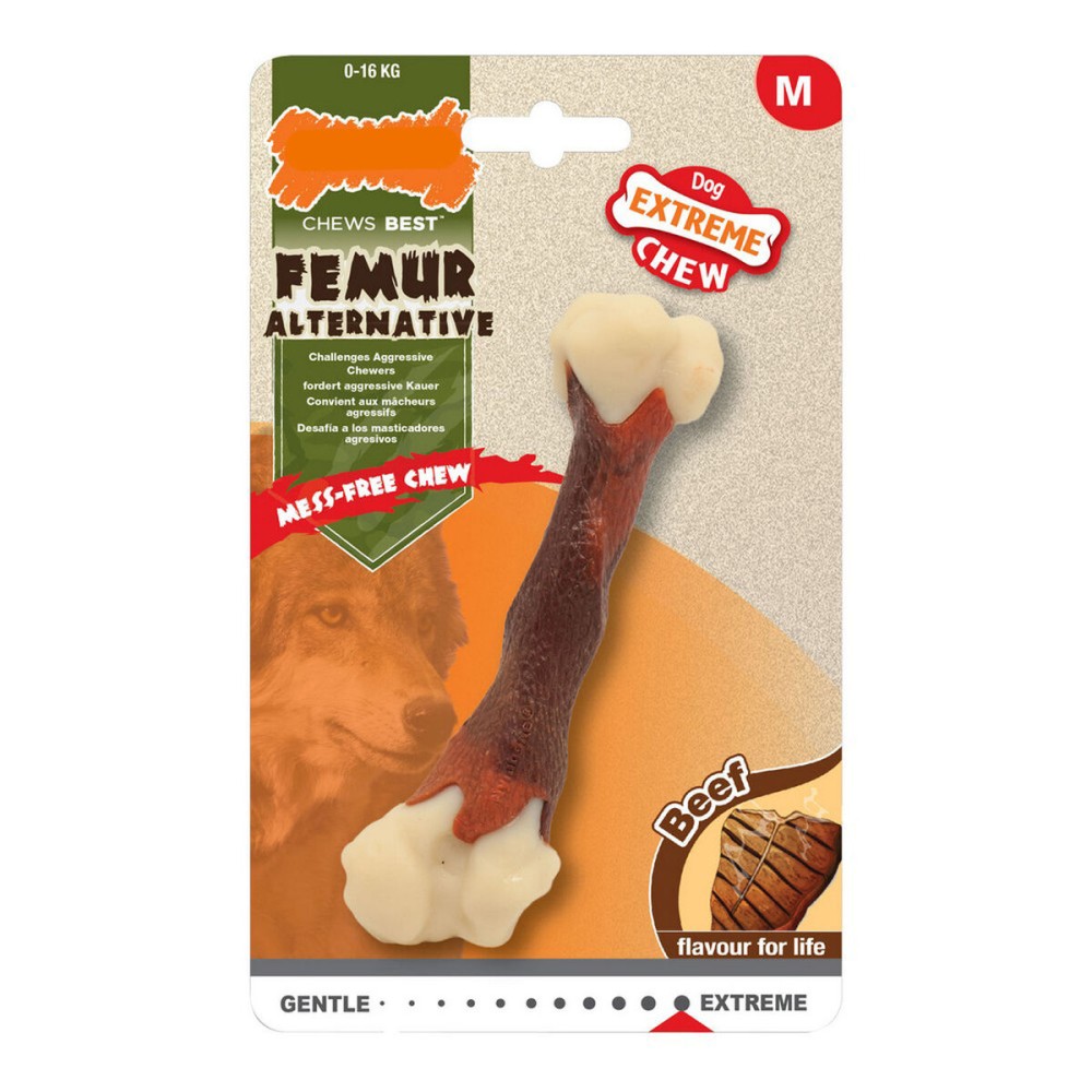 Beißring für Hunde Nylabone Extreme Chew Femur Rindfleisch XL Fleisch