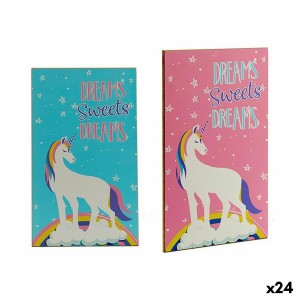 Dekorativer Altar Gift Decor 18HLS041 1 x 40 x 24 cm Holz Einhorn (24 Stück)