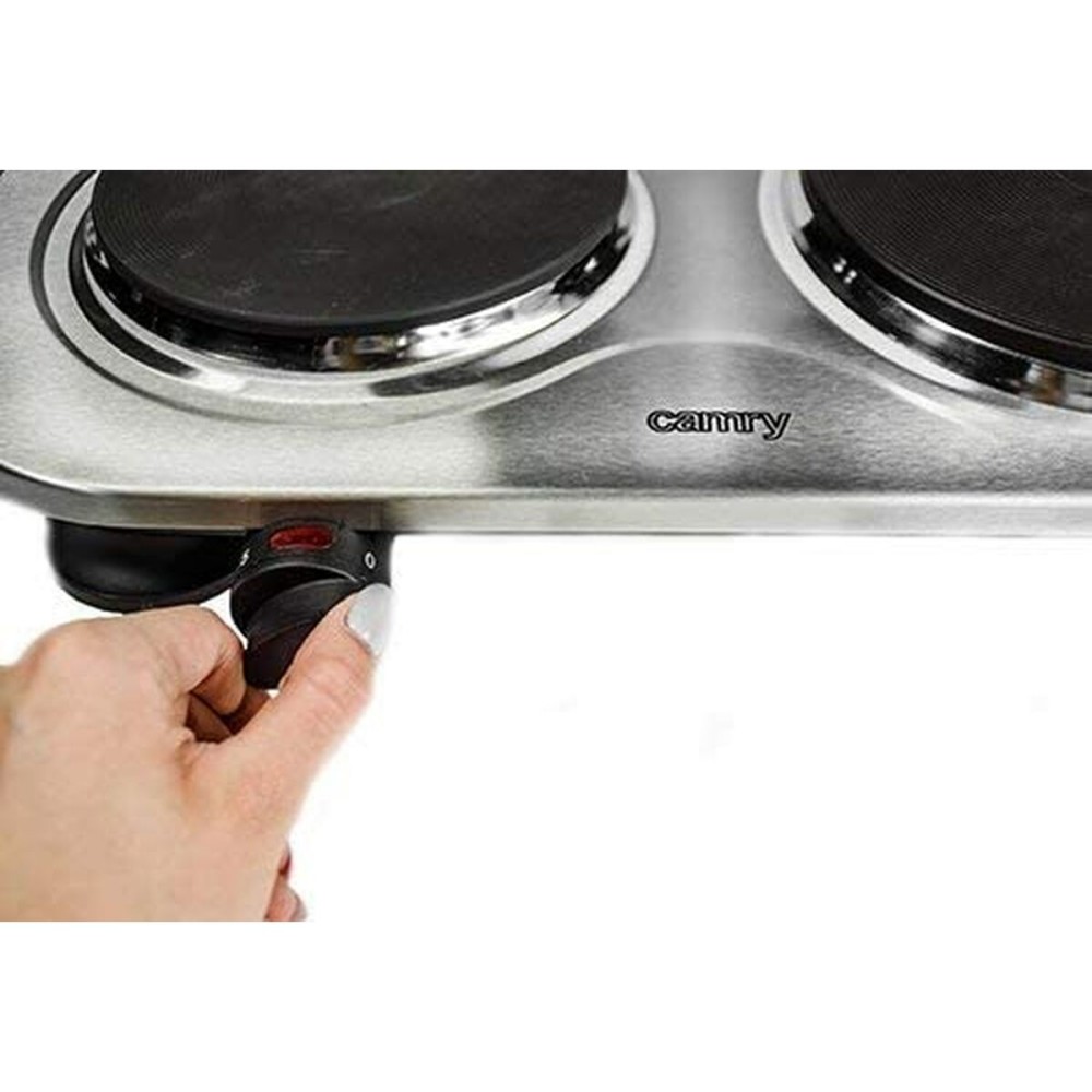Electric Hot Plate Adler CR 6511 Black Steel 2500 W