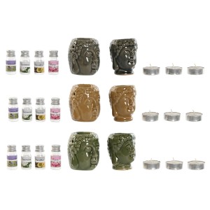 Brûleur d'huiles essentielles Home ESPRIT 17 x 13,5 x 8 cm (3 Unités)