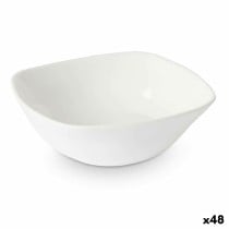 Snack Bowl Vivalto LFW-50 White Opaline glass Squared 11 x 4 x 11 cm (48 Units)