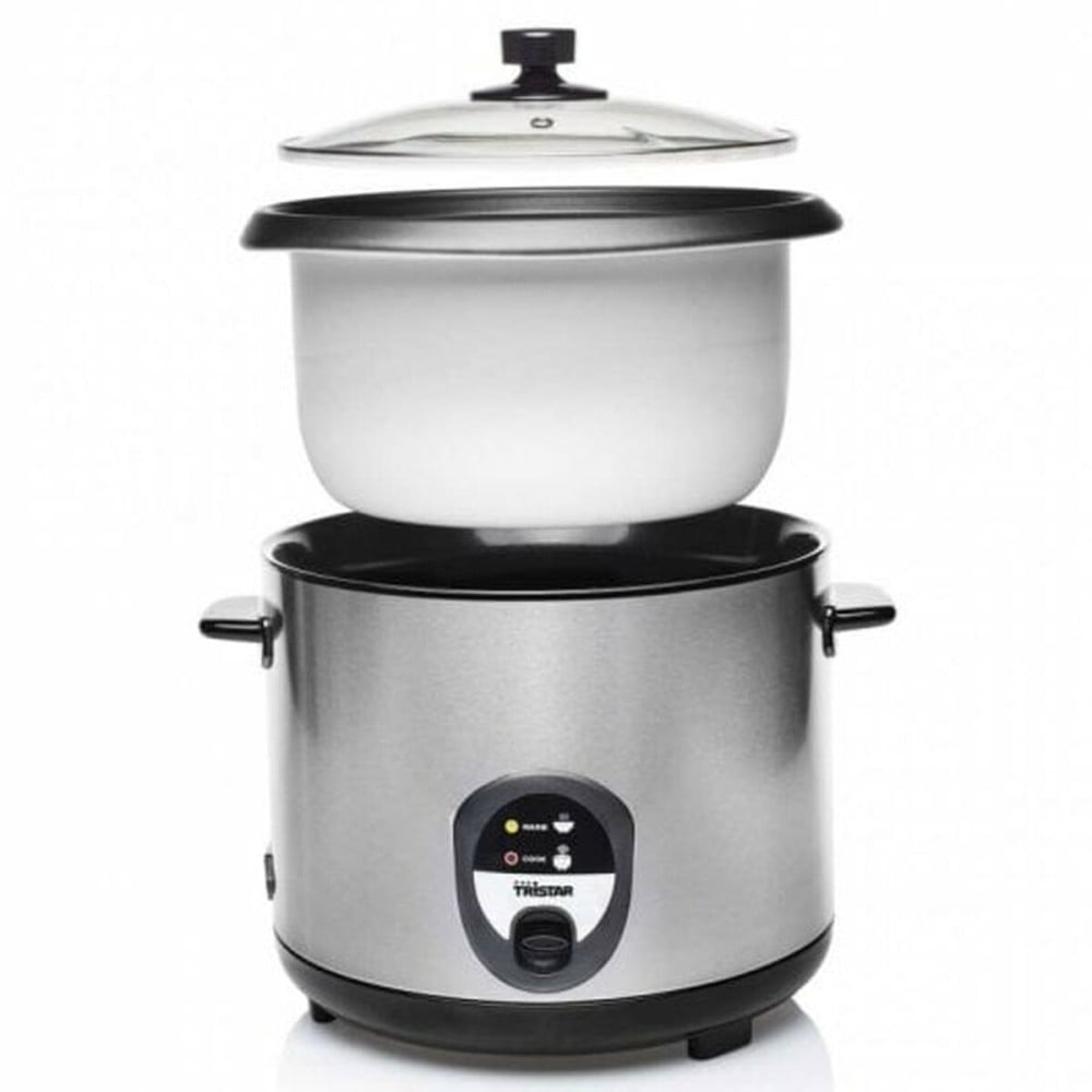 cuiseur à riz Tristar RK-6129 Arrocera 900 W Argenté Acier inoxydable 2,2 L