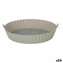 Air Fryer Basket Quttin AIR FRYER Silicone 22 x 22 x 5 cm (24 Units)