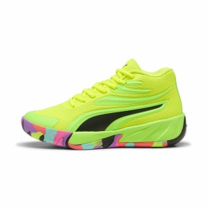 Basketballschuhe für Erwachsene Puma Court Pro Marble Gelb