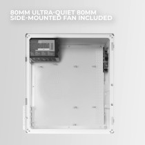 ATX Semi-Tower Gehäuse Tacens 2ORUMX500W Weiß