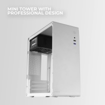 ATX Semi-Tower Gehäuse Tacens 2ORUMX500W Weiß