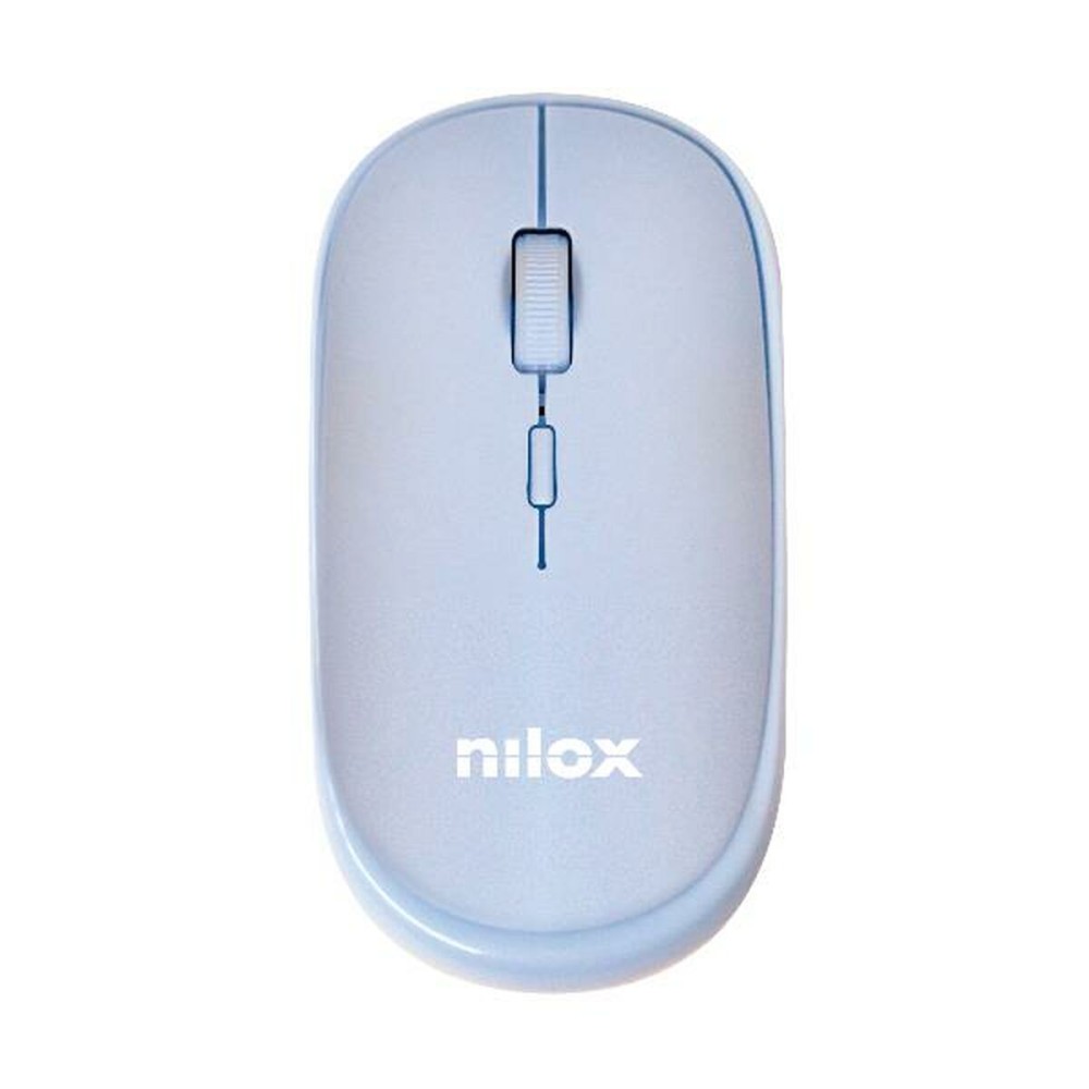 Souris Nilox NXMOWICLRLBL01 Bleu