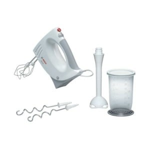 Multifunktions Handmixer mit Zubehör BOSCH MFQ3540 Weiß Grau 450 W