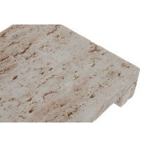 Centre de Table Home ESPRIT Beige Résine 34 x 17 x 4 cm