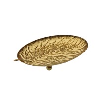Centerpiece Versa Golden Metal 12 x 1,5 x 19 cm Sheet