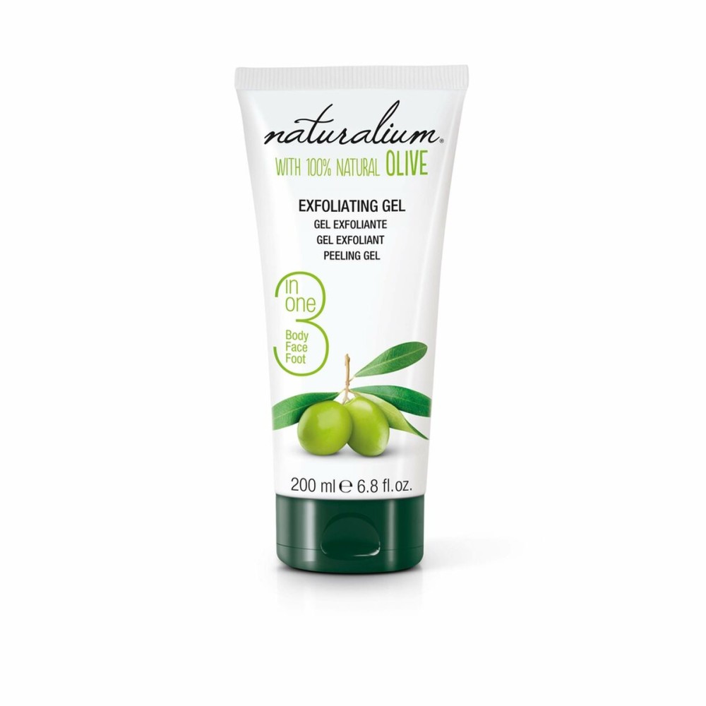 Exfoliating Body Gel Naturalium 200 ml Olive