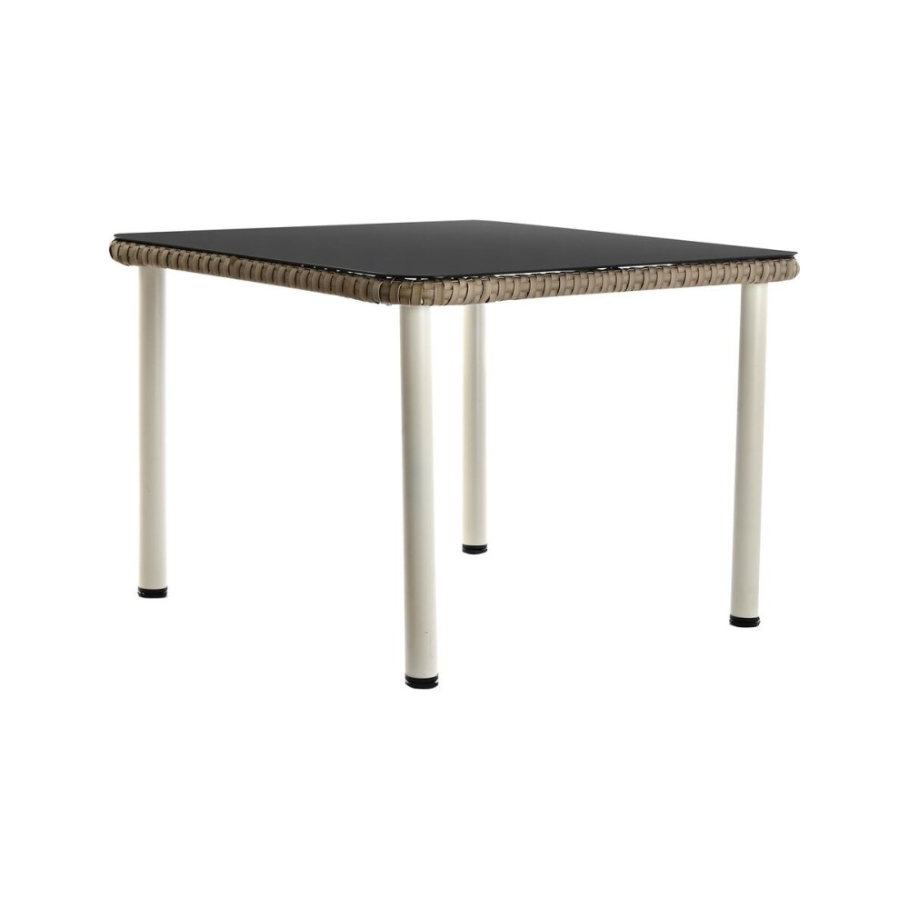 Meubles de jardin DKD Home Decor Blanc Marron Clair 190 x 190 x 70 cm