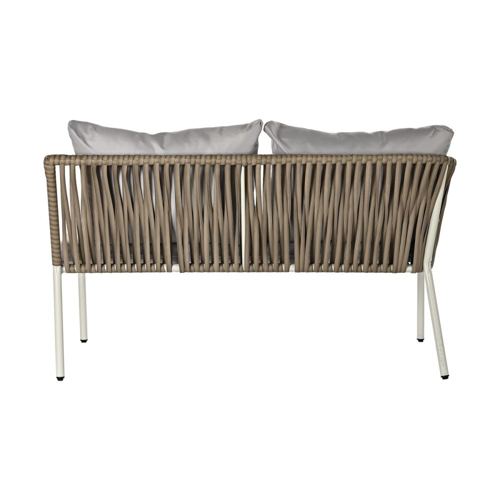 Gartenmöbel DKD Home Decor Weiß Hellbraun 190 x 190 x 70 cm