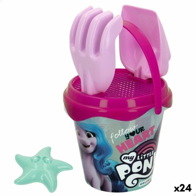 Strandspielzeuge-Set My Little Pony Ø 14 cm Polypropylen (24 Stück)