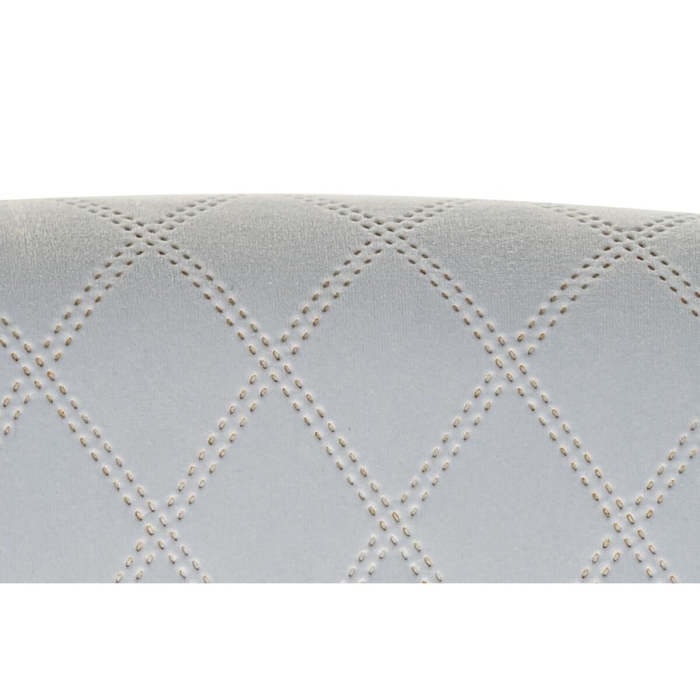 Sessel DKD Home Decor Schwarz Metall Himmelsblau (76 x 76 x 82 cm)