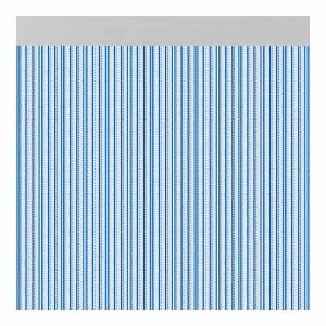 Curtain Acudam Brescia Doors Blue Exterior PVC Aluminium 90 x 210 cm