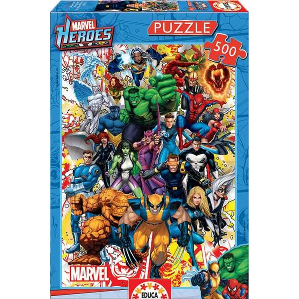 Puzzle Marvel Heroes Educa 500 Stücke