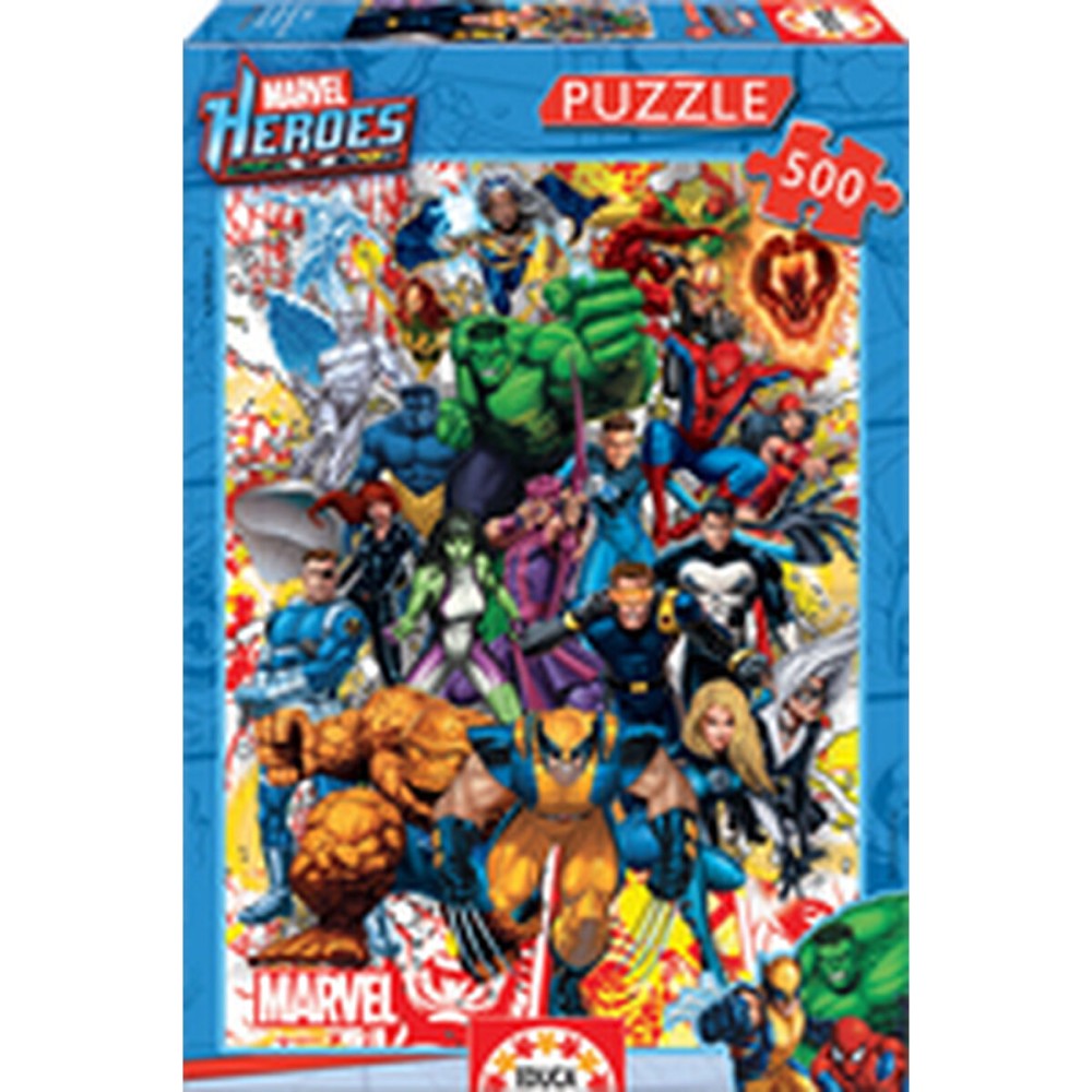 Puzzle Marvel Heroes Educa 500 Pieces