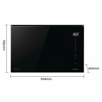 Mikrowelle mit Grill Hisense Schwarz 900 W 25 L