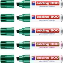 Permanent marker Edding 800 Green (5 Units)