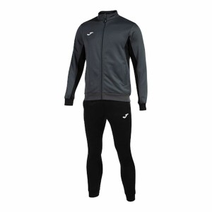 Tracksuit for Adults Joma Sport Derby Black Children's Men 2 Pieces