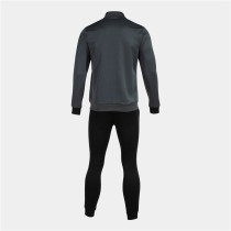 Tracksuit for Adults Joma Sport Derby Black Children's Men 2 Pieces