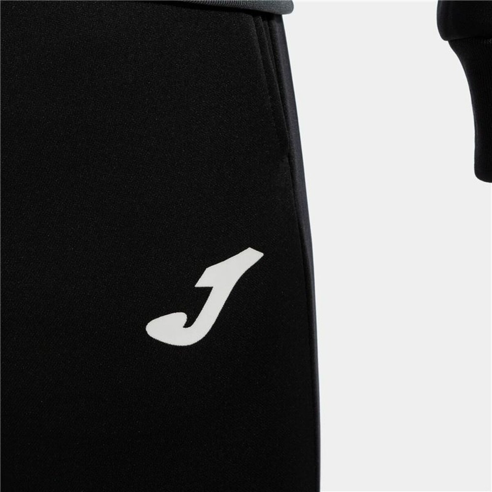 Tracksuit for Adults Joma Sport Derby Black Children's Men 2 Pieces