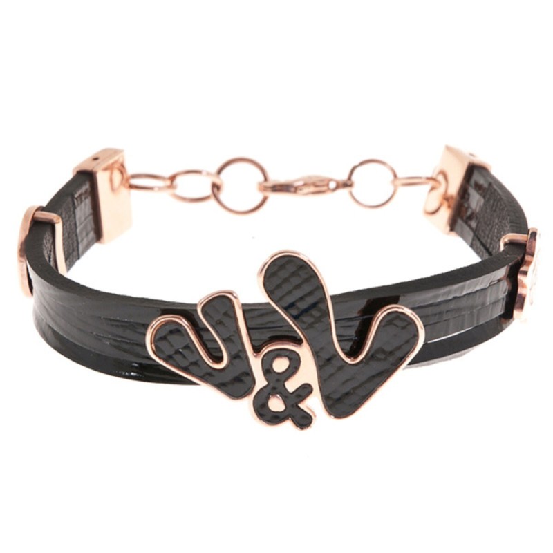 Bracelet Femme Victorio & Lucchino VJ0267BR Noir Rose Acier