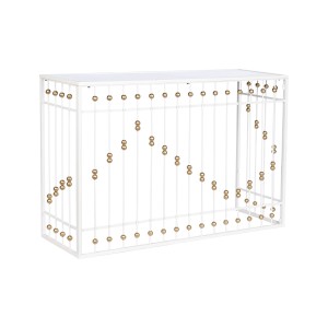 Meuble d'Entrée Home ESPRIT Blanc Doré 120 x 40 x 80 cm